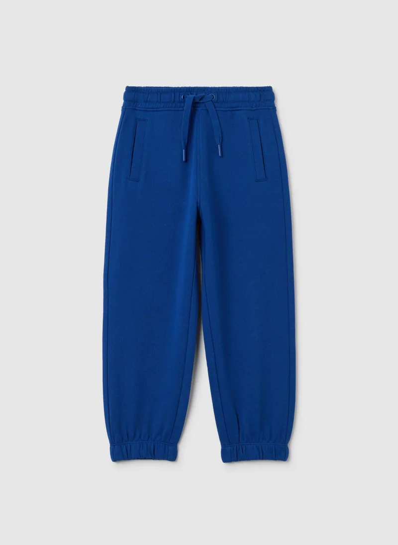 Ovs OVS Children'S Blue Pure Cotton Trousers Regular Fit